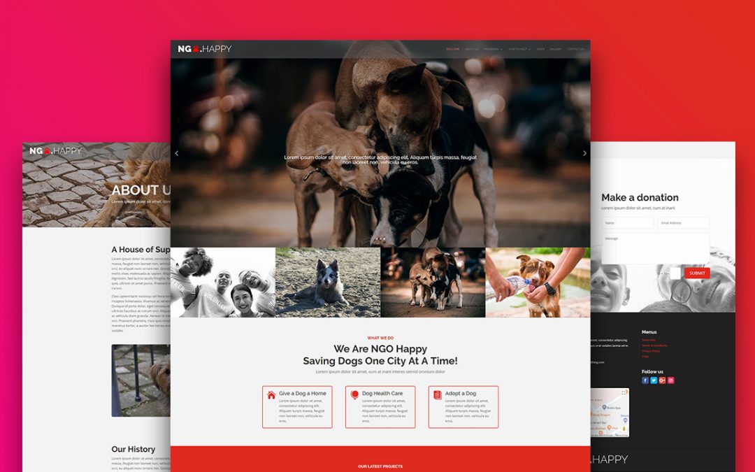 Get the Free NGO.Happy Divi Layout Pack