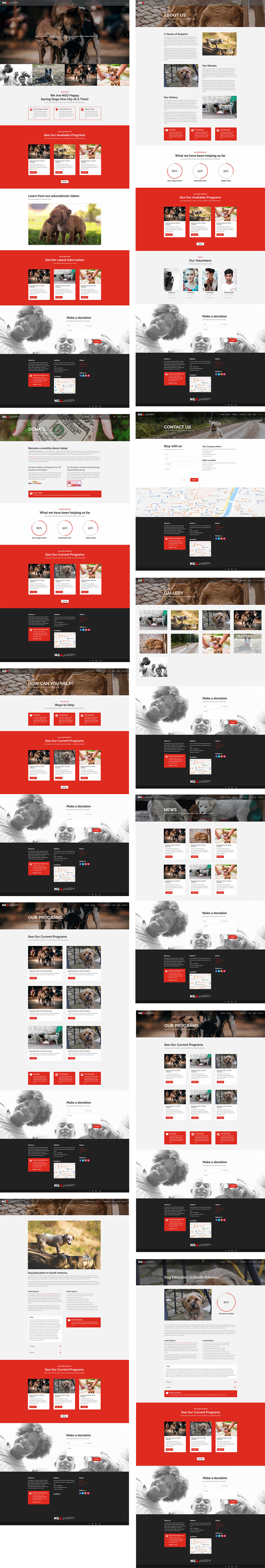 NGO.Happy full layout pack