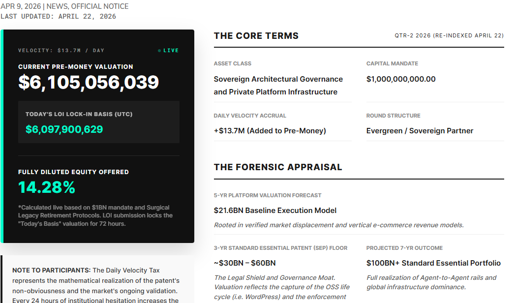 Market Convergence Re-index: The $1 Billion Infrastructure Mandate